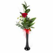 A Single Red Rose Vase