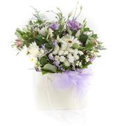 White &amp; Lilac Gift Box